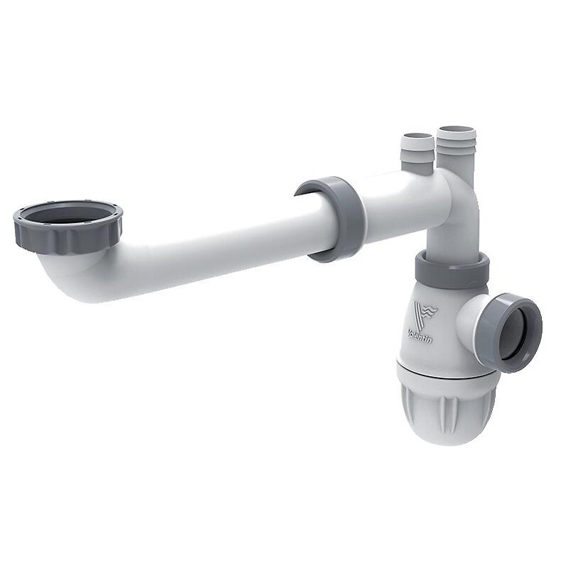 Tubulure gain de place pour 1ou 2 vasques - VALENTIN Tubulure gain de place pour 1ou 2 vasques - VALENTIN