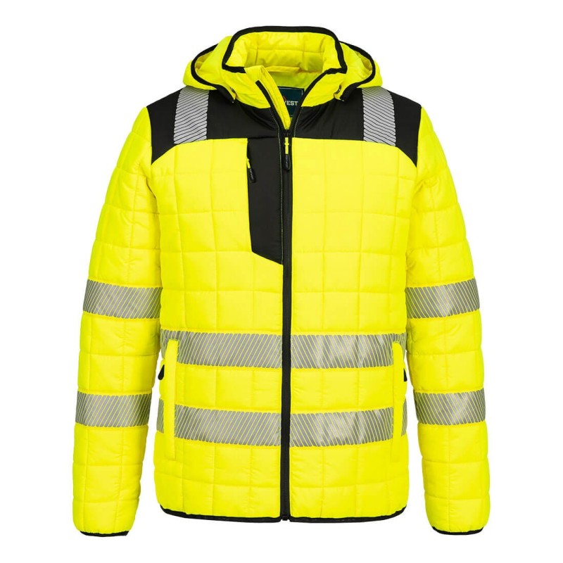 Veste hybride baffle HV PW3 jaune/Noir - T165