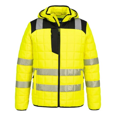 Veste hybride baffle HV PW3 jaune/Noir - T165