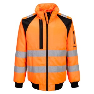 Veste Bombers 2 en 1 WX2 haute visibilité jaune ou orange