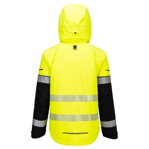 Veste imper-respirante à capuche haute visibilité EV4 (3L) - Jaune ou orange - EV465