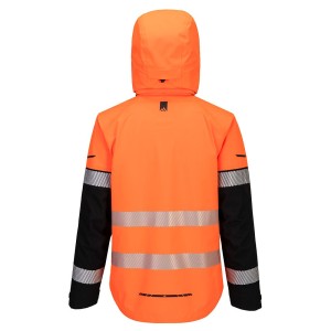 Veste imper-respirante à capuche haute visibilité EV4 (3L) - Jaune ou orange - EV465