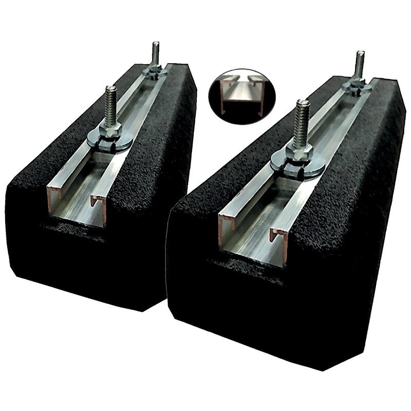 Paire de supports de sol mini Rubber 400 mm 300 kg - EID Paire de supports de sol mini Rubber 400 mm 300 kg - EID