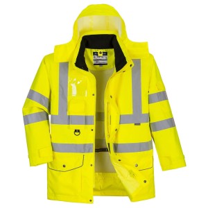 Parka haute visibilité 7-en-1 Jaune - S427