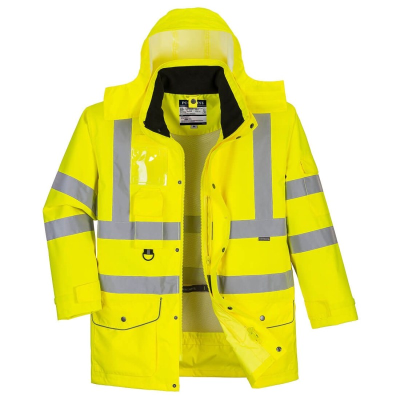 Parka haute visibilité 7-en-1 Jaune - S427