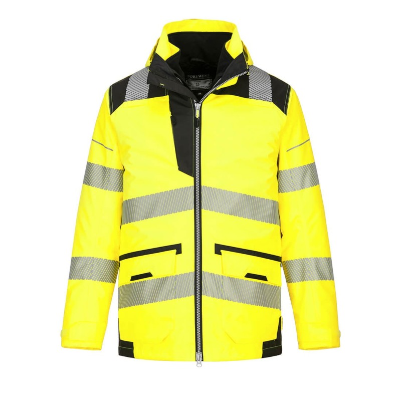 Parka PW3 haute visibilité 5-en-1 - Jaune ou orange - PW367
