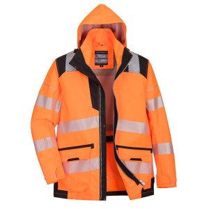 Parka PW3 haute visibilité 5-en-1 - Jaune ou orange - PW367