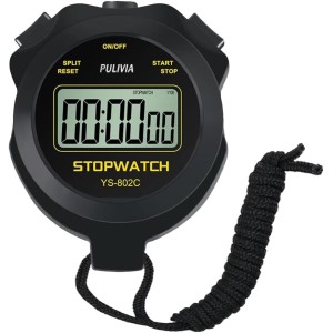 Chronomètre Sportif avec Silencieux et Bouton Marche/Arrêt