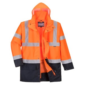 Parka 5 en 1 Essentiel Bicolore jaune ou orange - S766