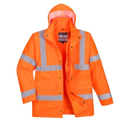 Parka haute visibilité 4-en-1 jaune ou orange - S468