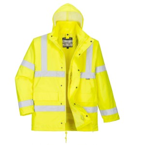 Parka haute visibilité 4-en-1 jaune ou orange - S468