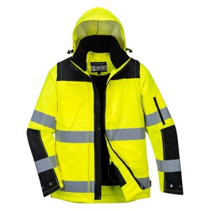 Blouson 3-en-1 Pro haute visibilité Jaune ou orange