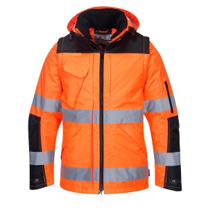 Blouson 3-en-1 Pro haute visibilité Jaune ou orange - C469