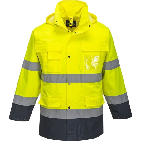 Parka haute visibilité 3 en 1 jaune ou orange - S162