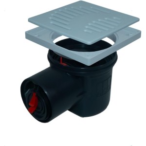 Siphon de cave Junior type 5 DN100 avec clapet anti-retour horizontal - ACO