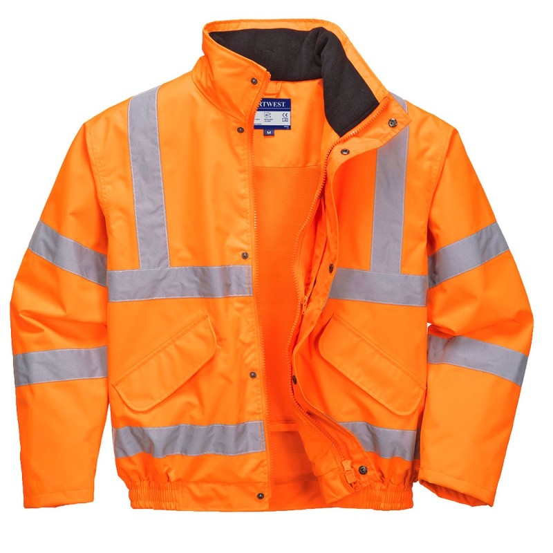 Blouson Respirant haute visibilité doublure Mesh Orange - RT62