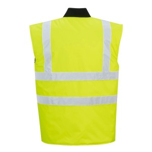 Gilet haute visibilité jaune ou orange Réversible - S469