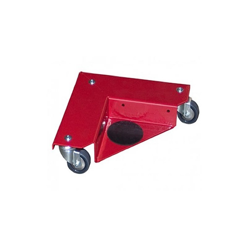 Lot de 4 Coins roulants métalliques