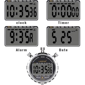 Chronomètre Numérique, Imperméable 1/100 Seconde Chronomètre Numérique, Imperméable 1/100 Seconde