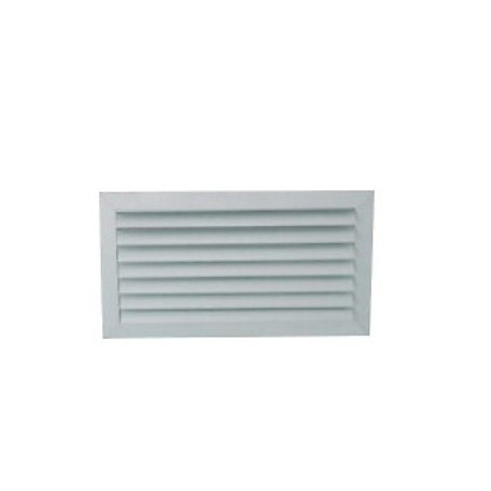 Grille diffusion lames courbées blanc pur - AXELAIR