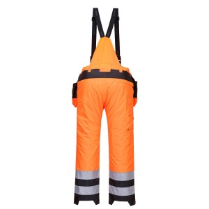 Pantalon d'hiver PW3 haute visibilité jaune ou orange - PW351