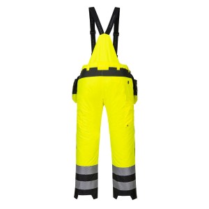 Pantalon d'hiver PW3 haute visibilité jaune ou orange - PW351