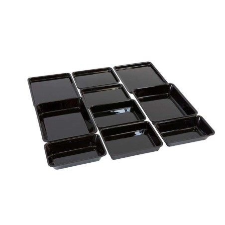 Kit de plats GN plateaux rectangulaires pour comptoir 800x800 mm