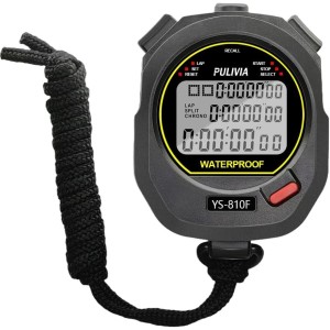 Chronomètre sportif étanche 10 Tours/Séquences avec Rappel
