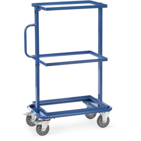 Servante pour bacs plastiques armature ouverte