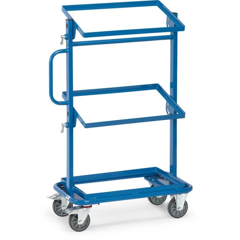 Servante pour bacs plastiques armature ouverte et inclinable