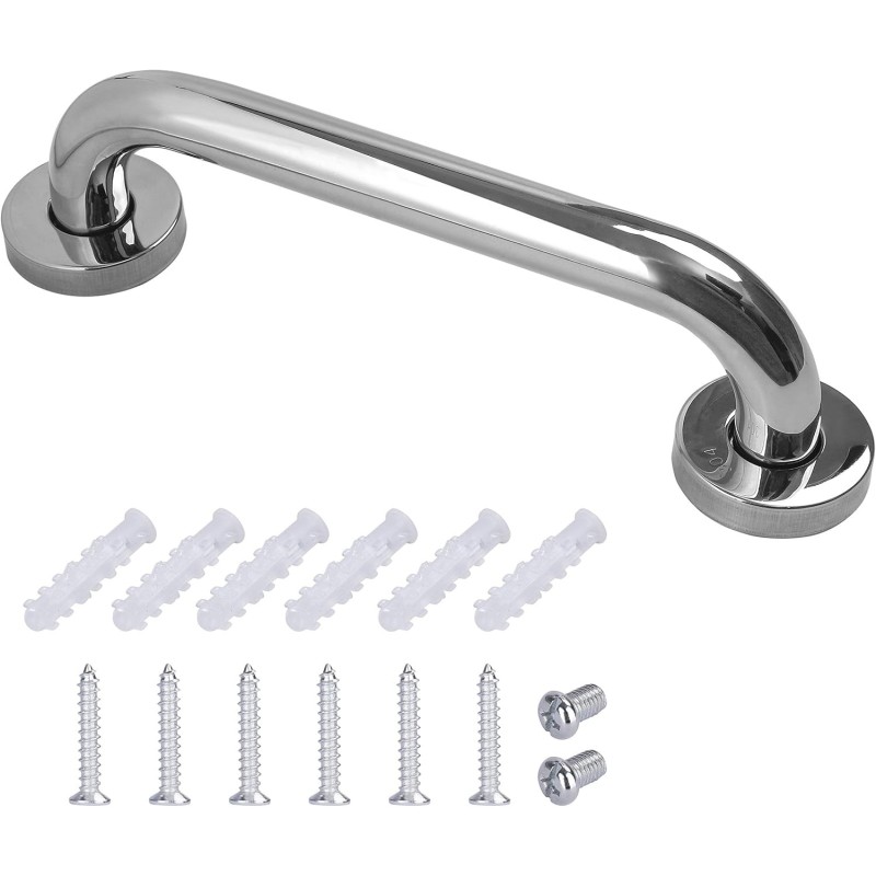 Barre d'appui en Inox pour salle de bain et WC