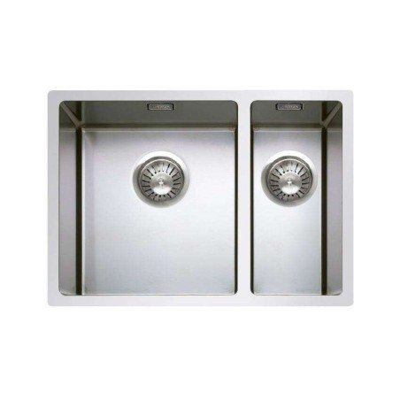 Cuve double R12 polie accessoires inclus - l: 400x400x200mm r: 400x180x170mm
