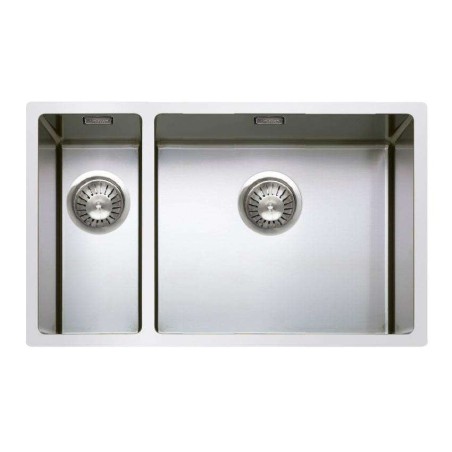 Cuve double R12 polie accessoires inclus - l: 400x180x170mm r: 400x500x200mm