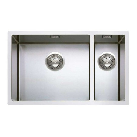 Cuve double R12 polie accessoires inclus - l: 400x500x200mm r: 400x180x170mm