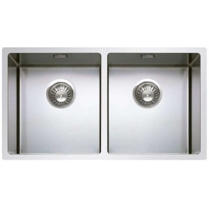 Cuve double R12 polie - accessoires inclus - l: 400x400x200mm r: 400x400x200mm