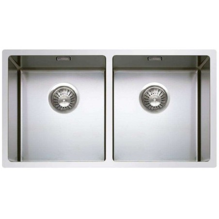 Cuve double R12 polie - accessoires inclus - l: 400x400x200mm r: 400x400x200mm