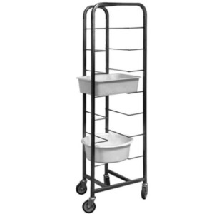 Echelle inox soudée pour 8 bacs de diviseuse