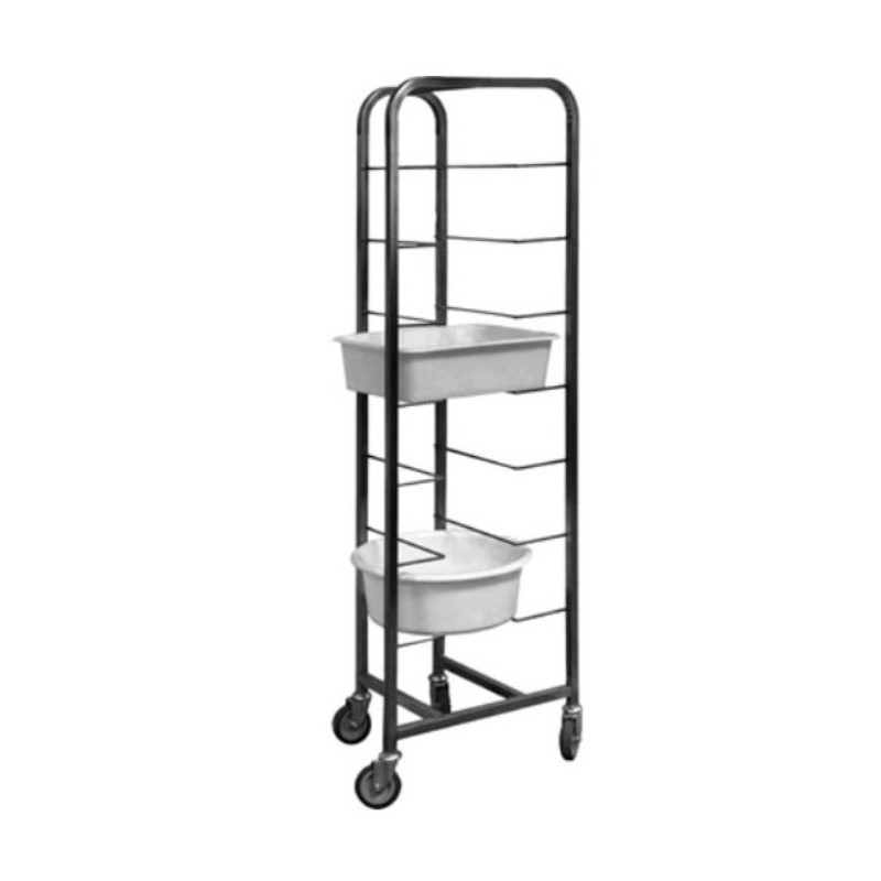 Echelle inox soudée pour 8 bacs de diviseuse