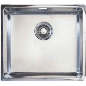 Cuve inox 450x400x200mm R15 polie - Trou 115/88 - Accessoires inclus