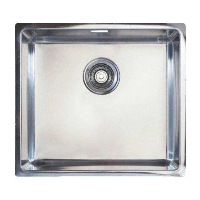 Cuve inox 450x400x200mm R15 polie - Trou 115/88 - Accessoires inclus