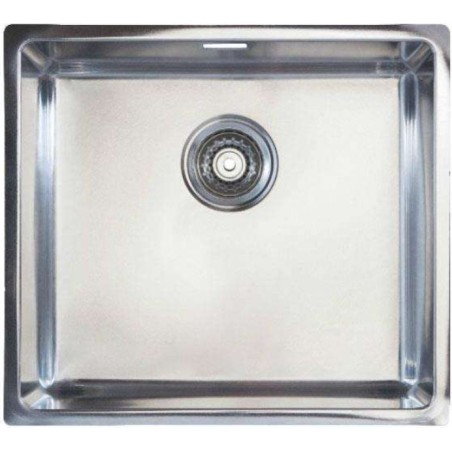 Cuve inox 450x400x200mm R15 polie - Trou 115/88 - Accessoires inclus