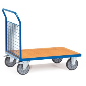 Chariot à ridelle Charge 500 kg plateau en mélaminé