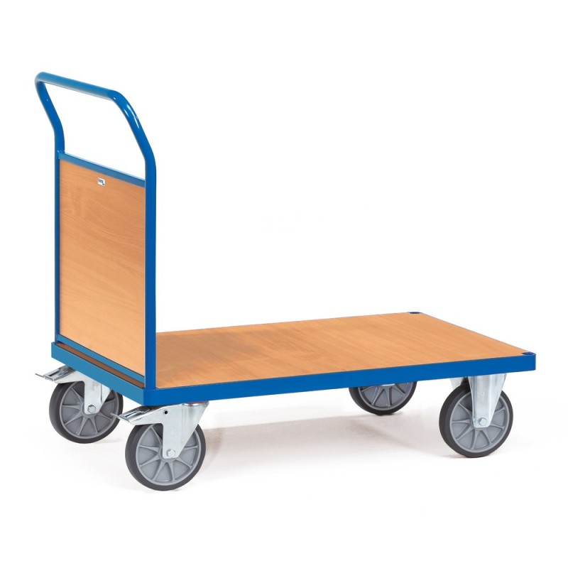 Chariot à ridelle Charge 500 kg avec plateau et ridelle en mélaminé