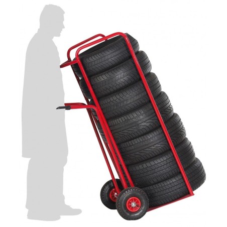 Diable transport de pneus capacité 150 kg