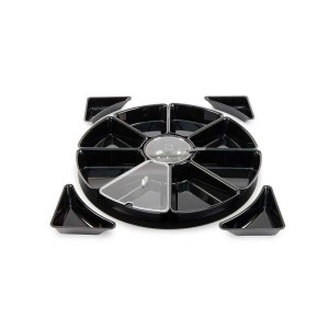 Kit carrousel pour vitrine 13 plateaux - 800x800x80mm