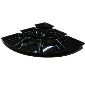 Escalier de présentation vitrine  1/4 cercle - 800x800mm