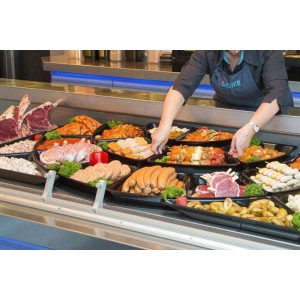 Saladier pour pétale 22.5° -200/115x265x50mm