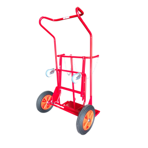 Diable 2 bouteilles avec béquille pour chantier 250 kg