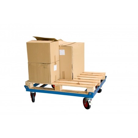 Rouleur 1200 x 800 mm pour palette avec charge lourde 500 kg