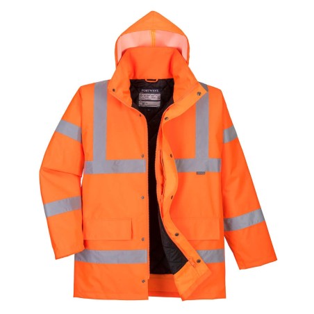 Parka d'hiver Haute visibilité Traffic Orange - RT30